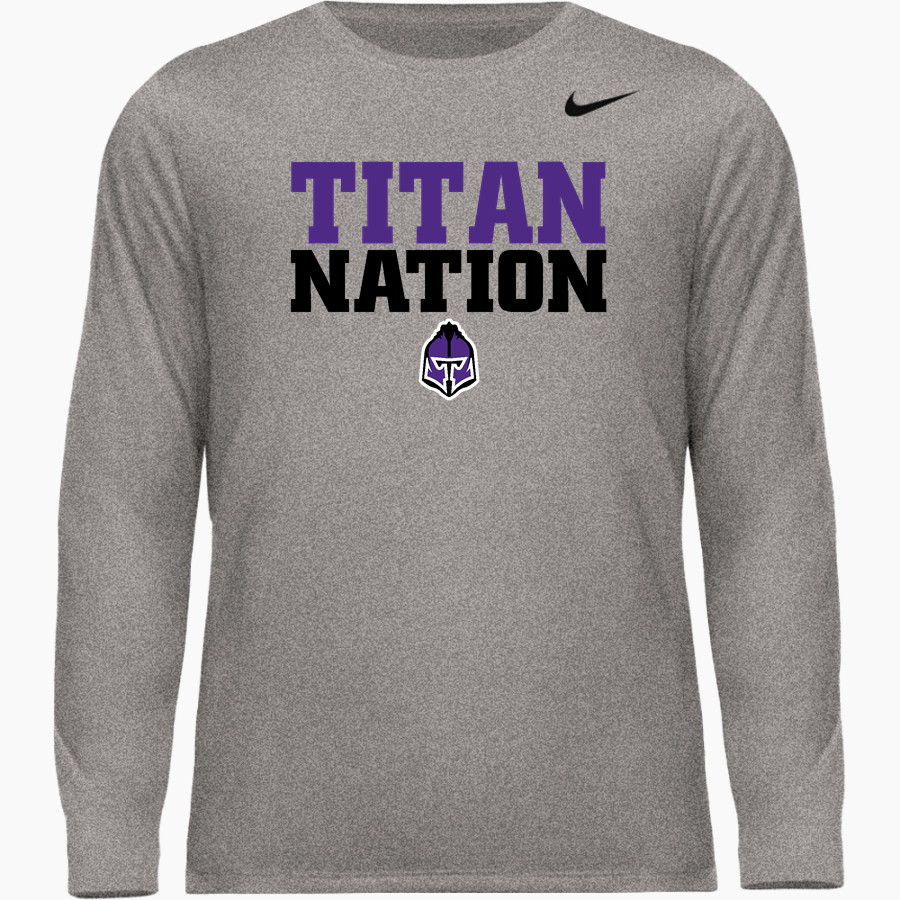 El Paso-Gridley Titans Nike Men's Team Legend Long Sleeve Tee