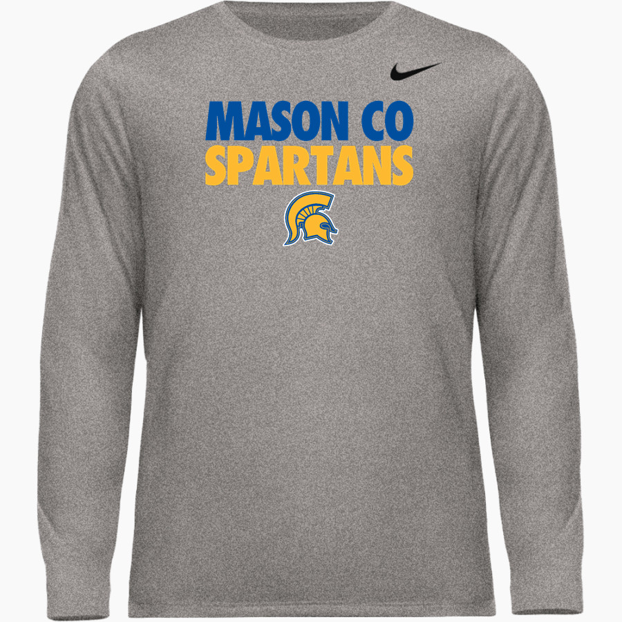 MASON CO CENTRAL HIGH SCHOOL SPARTANS Nike Men's Team Legend Long Sleeve Tee