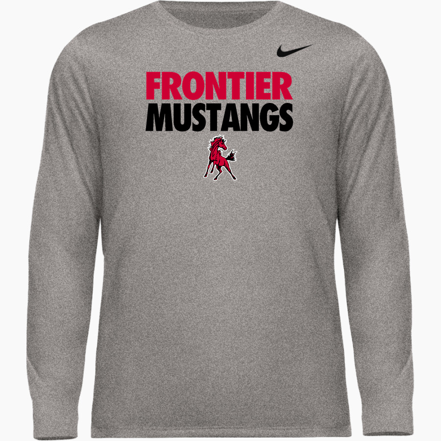 FRONTIER HIGH SCHOOL MUSTANGS <span class="pdp-name-mascot">FRONTIER MUSTANGS</span> Nike Men's Team Legend Long Sleeve Tee