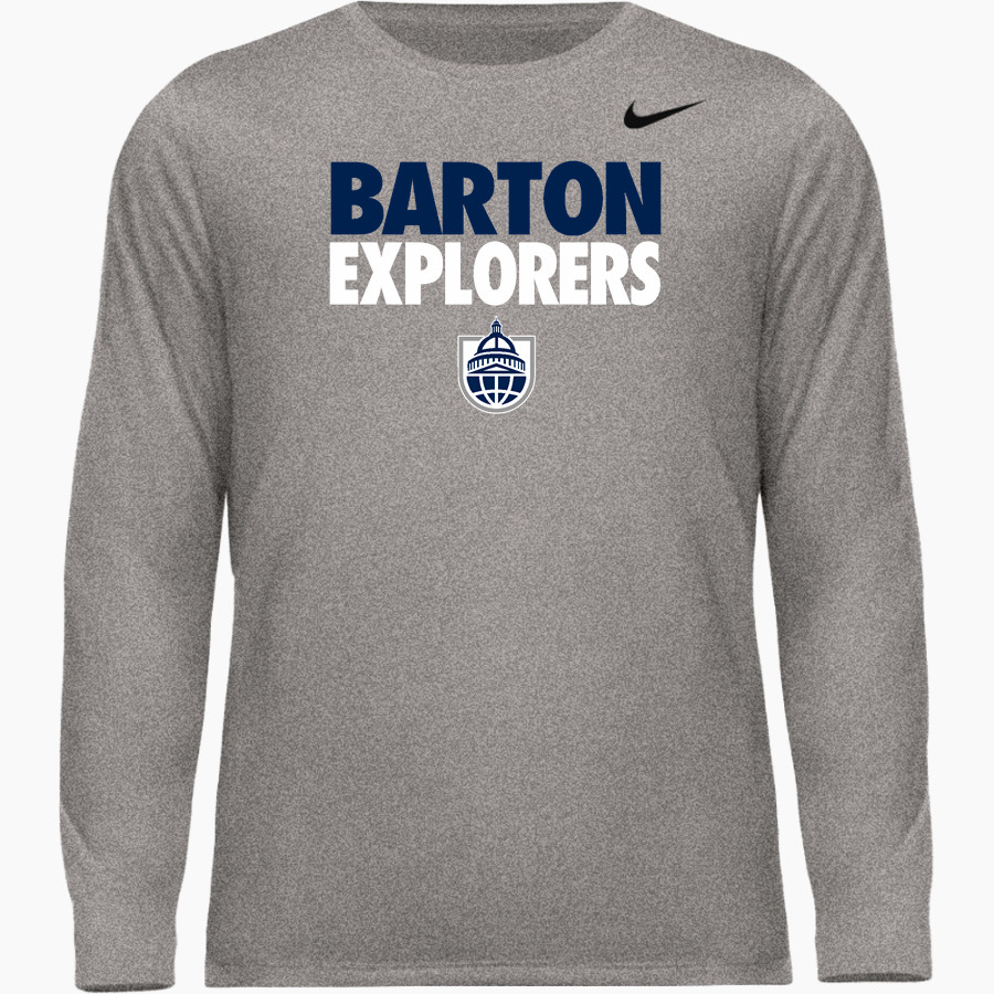 Barton Explorers Nike Men's Team Legend Long Sleeve Tee