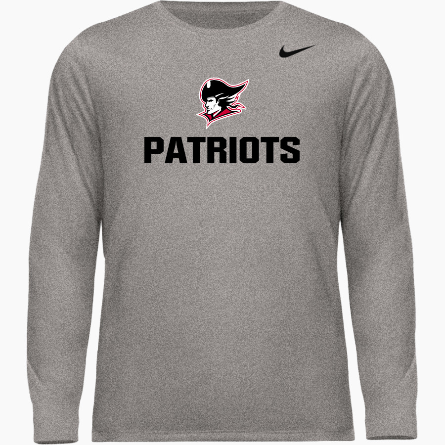BETHESDA CHRISTIAN HIGH SCHOOL PATRIOTS Nike Men's Team Legend Long Sleeve Tee