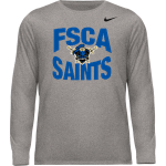 Florida State Christian Academy Christian Academy <span class="pdp-name-mascot">Florida State Christian Saints</span> Nike Men's Team Legend Long Sleeve Tee Front Thumbnail