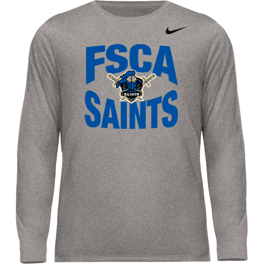 Florida State Christian Academy Christian Academy <span class="pdp-name-mascot">Florida State Christian Saints</span> Nike Men's Team Legend Long Sleeve Tee