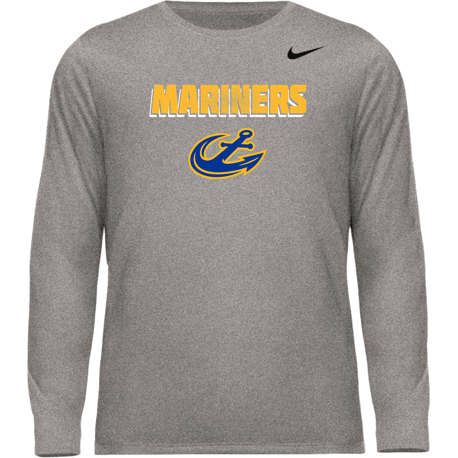 Maine Maritime Academy The Official Online Store <span class="pdp-name-mascot">MMA Mariners</span> Nike Men's Team Legend Long Sleeve Tee