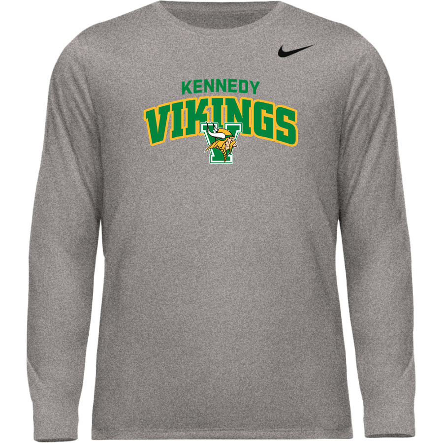 KENNEDY Vikings <span class="pdp-name-mascot">JOHN F KENNEDY MIDDLE SCHOOL Vikings</span> Nike Men's Team Legend Long Sleeve Tee
