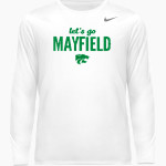 MAYFIELD HIGH SCHOOL WILDCATS Nike Men's Team Legend Long Sleeve Tee Front Thumbnail