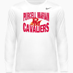 PURCELL MARIAN CAVALIERS official sideline store Nike Men's Team Legend Long Sleeve Tee Front Thumbnail