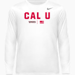California University of Pennsylvania Nike Men's Team Legend Long Sleeve Tee Front Thumbnail