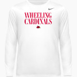 Wheeling University Cardinals Online Store Nike Men's Team Legend Long Sleeve Tee Front Thumbnail