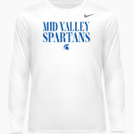 MID VALLEY HIGH SCHOOL SPARTANS <span class="pdp-name-mascot">MID VALLEY SPARTANS</span> Nike Men's Team Legend Long Sleeve Tee Front Thumbnail