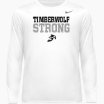 LIVING WORD LUTHERAN HIGH SCHOOL TIMBERWOLVES Nike Men's Team Legend Long Sleeve Tee Front Thumbnail