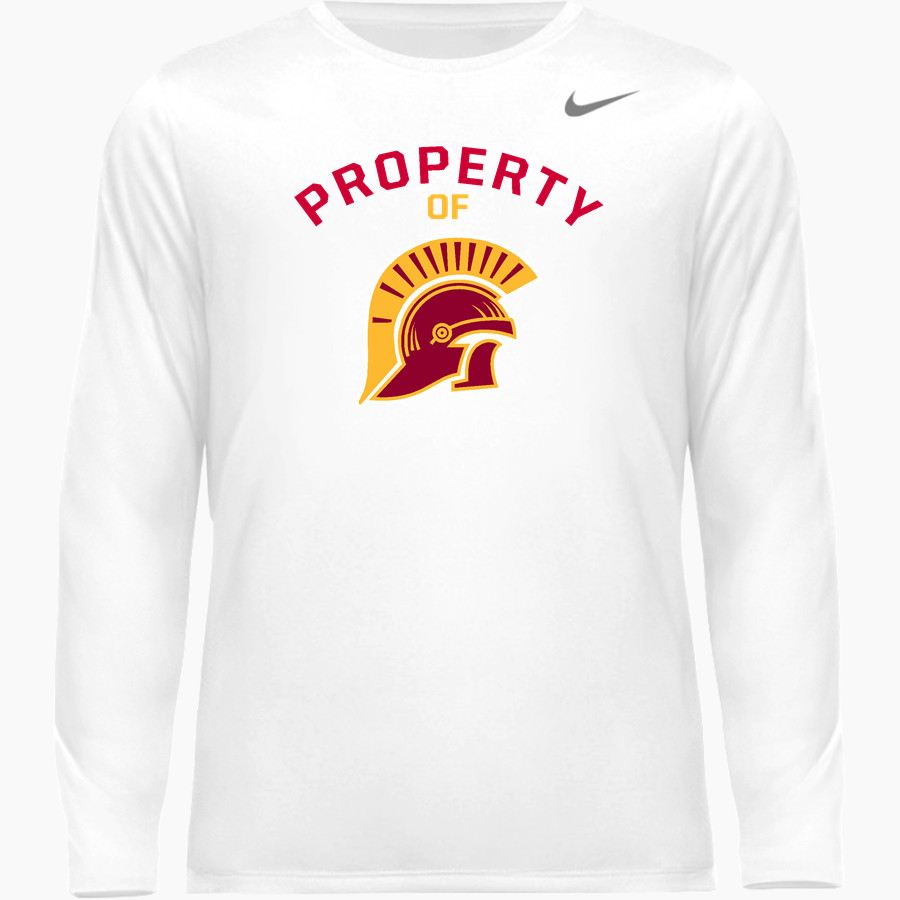 HILLCREST HIGH SCHOOL TROJANS <span class="pdp-name-mascot">Hillcrest High School TROJANS</span> Nike Men's Team Legend Long Sleeve Tee