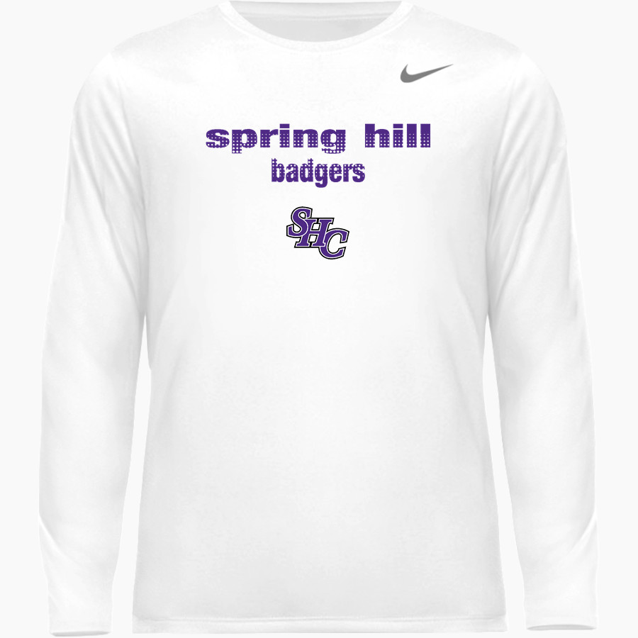 Spring Hill Badgers <span class="pdp-name-mascot">Spring Hill Badgers</span> Nike Men's Team Legend Long Sleeve Tee