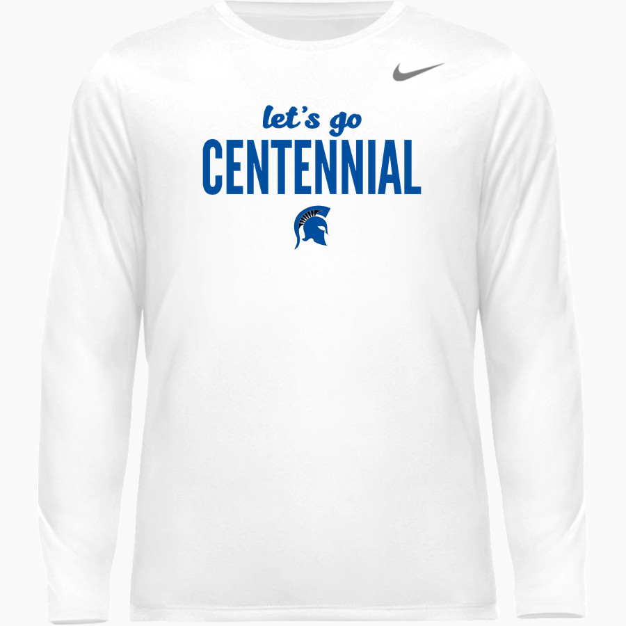 CENTENNIAL HIGH SCHOOL SPARTANS <span class="pdp-name-mascot">CENTENNIAL SPARTANS</span> Nike Men's Team Legend Long Sleeve Tee