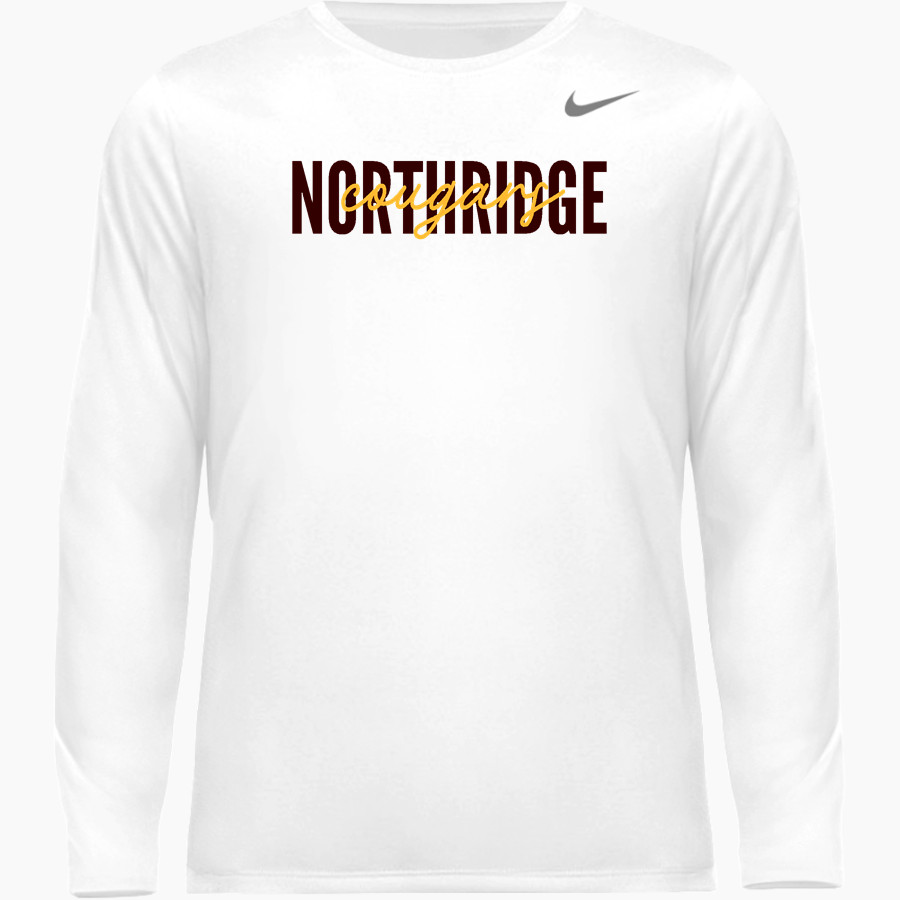 Northridge Cougars <span class="pdp-name-mascot">Northridge Cougars</span> Nike Men's Team Legend Long Sleeve Tee