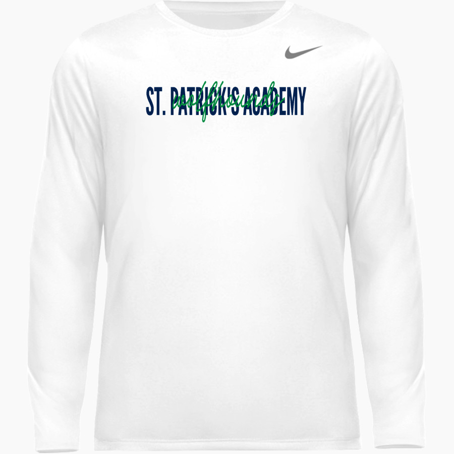 St. Patrick's Academy Wolfhounds <span class="pdp-name-mascot">Great Falls Central Catholic H S Mustangs</span> Nike Men's Team Legend Long Sleeve Tee