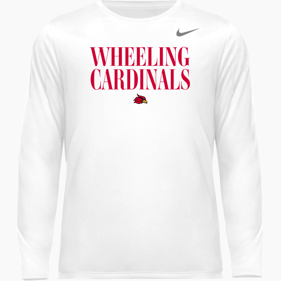 Wheeling University Cardinals Online Store Nike Men's Team Legend Long Sleeve Tee