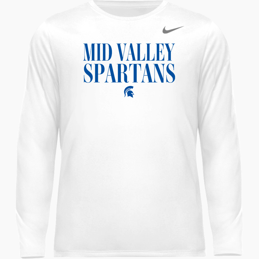 MID VALLEY HIGH SCHOOL SPARTANS <span class="pdp-name-mascot">MID VALLEY SPARTANS</span> Nike Men's Team Legend Long Sleeve Tee