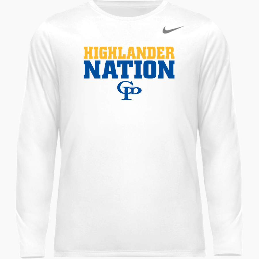 GATLINBURG-PITTMAN HIGH SCHOOL HIGHLANDERS Nike Men's Team Legend Long Sleeve Tee