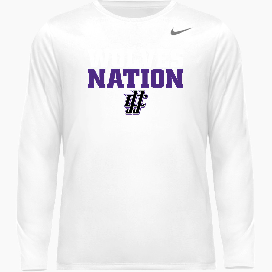 JJC Wolves <span class="pdp-name-mascot">JJC Wolves</span> Nike Men's Team Legend Long Sleeve Tee