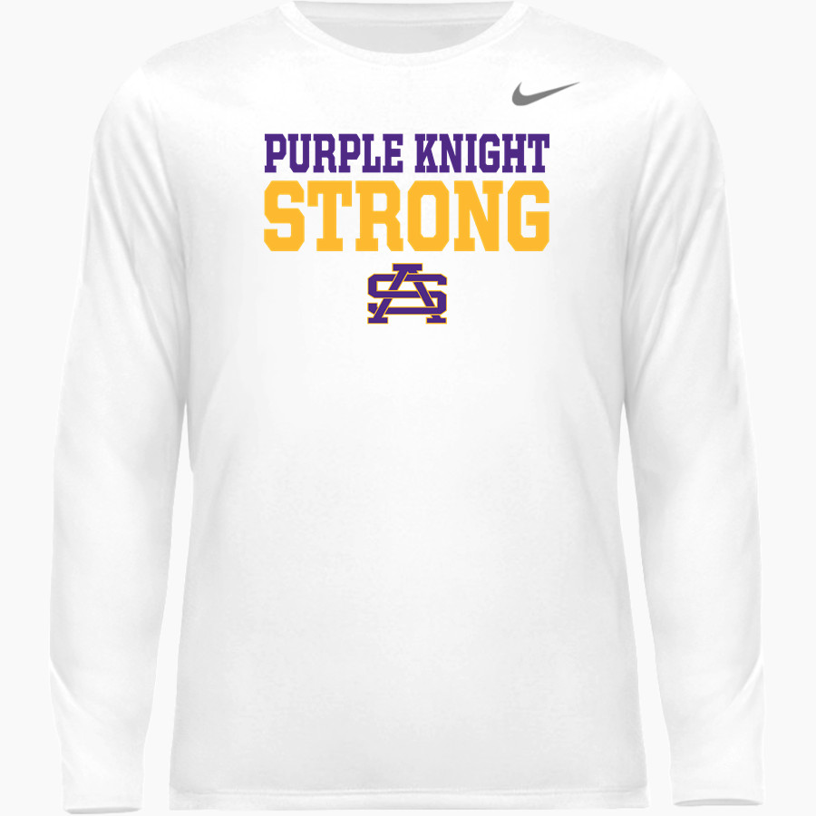 ST. AUGUSTINE HIGH SCHOOL PURPLE KNIGHTS Nike Men's Team Legend Long Sleeve Tee