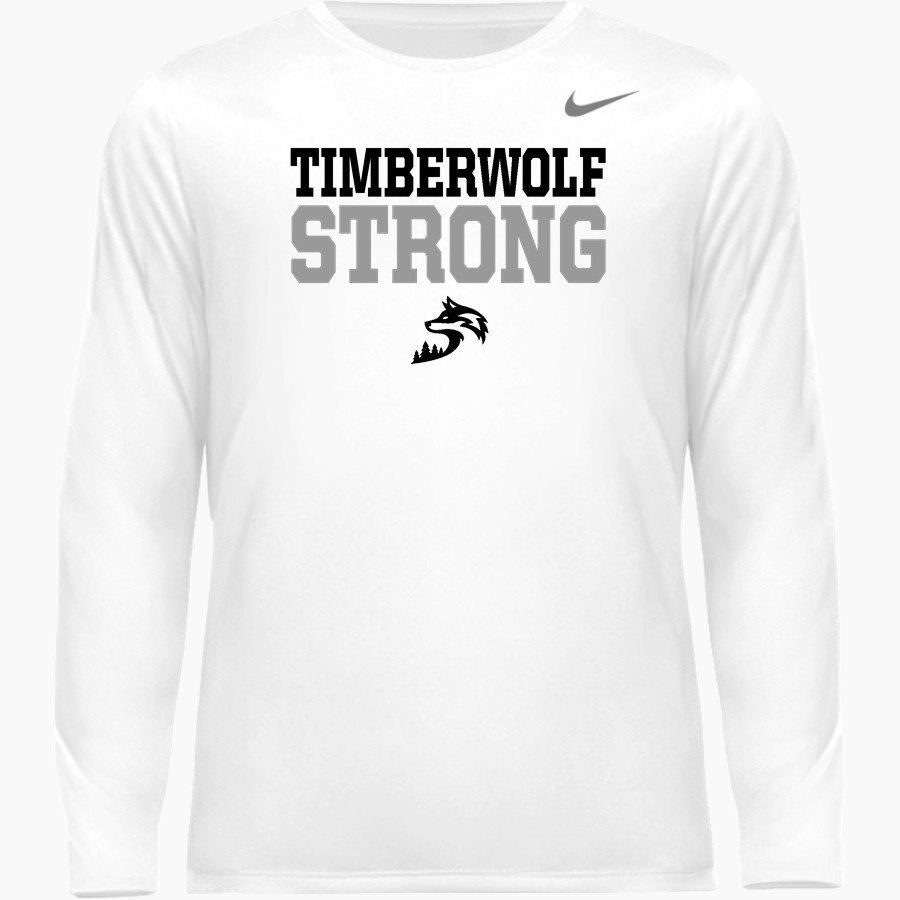 LIVING WORD LUTHERAN HIGH SCHOOL TIMBERWOLVES Nike Men's Team Legend Long Sleeve Tee