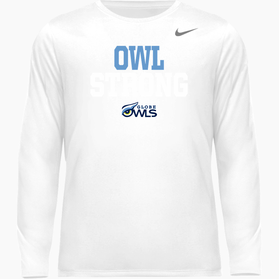 The GLOBE Academy Owls Nike Men's Team Legend Long Sleeve Tee