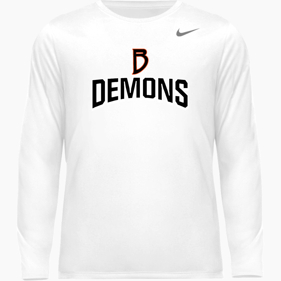 BURLINGTON HIGH SCHOOL DEMONS <span class="pdp-name-mascot">BURLINGTON DEMONS</span> Nike Men's Team Legend Long Sleeve Tee