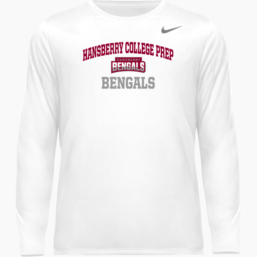 Hansberry College Prep BENGALS <span class="pdp-name-mascot">NOBLE - HANSBERRY PREPARATORY BENGALS</span> Nike Men's Team Legend Long Sleeve Tee