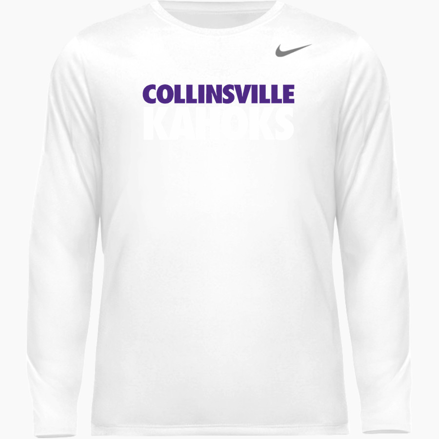 Collinsville Kahoks Nike Men's Team Legend Long Sleeve Tee