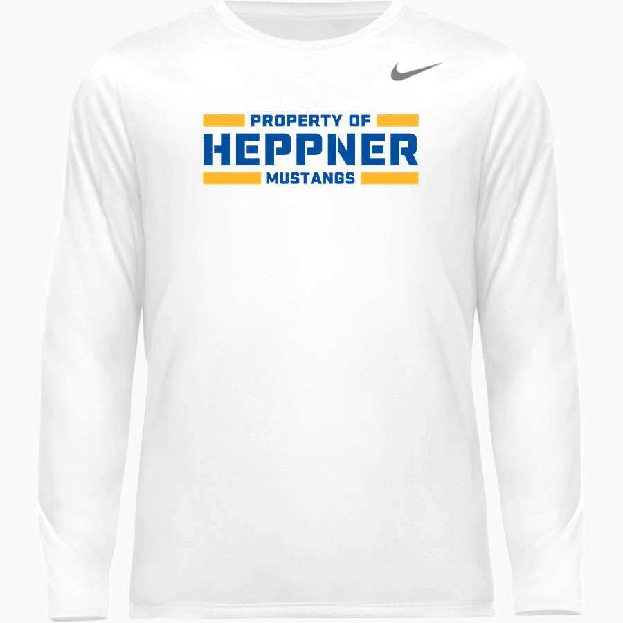 Heppner Mustangs Nike Men's Team Legend Long Sleeve Tee