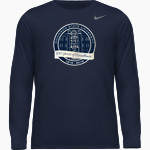 Dickinson State Blue Hawks Nike Men's Team Legend Long Sleeve Tee Front Thumbnail