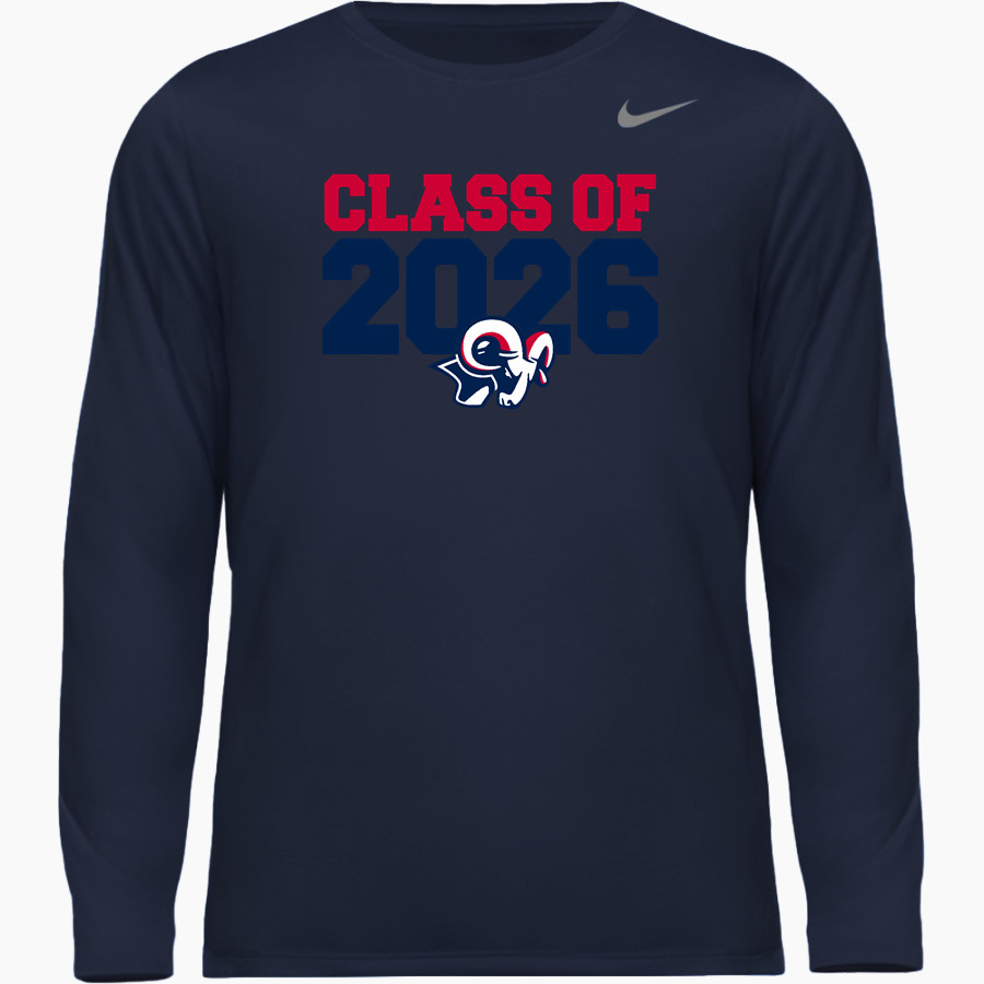 Bluefield University Sideline Store <span class="pdp-name-mascot">Bluefield University</span> Nike Men's Team Legend Long Sleeve Tee