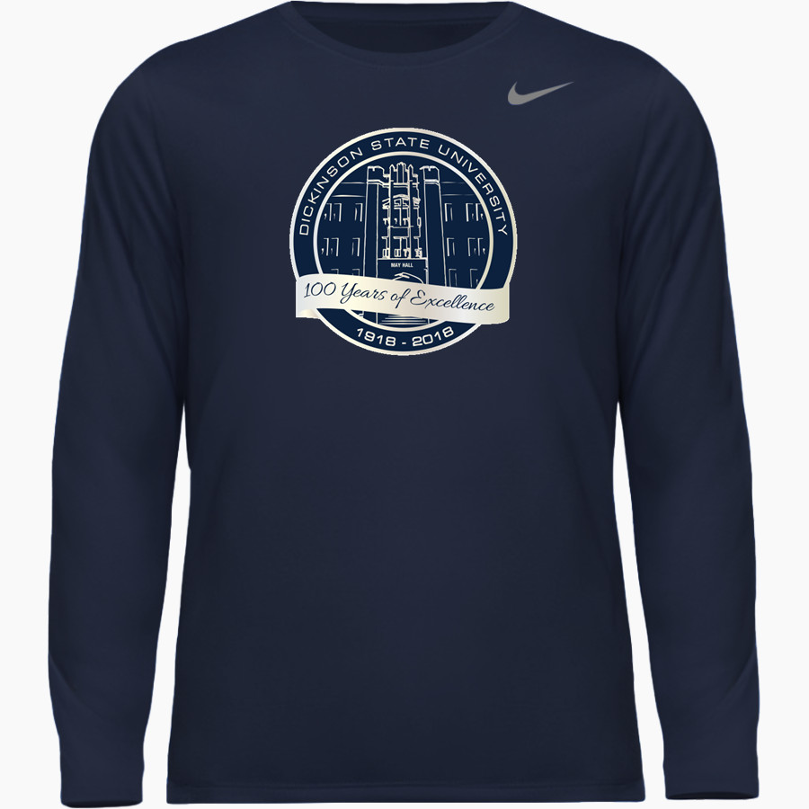 Dickinson State Blue Hawks Nike Men's Team Legend Long Sleeve Tee
