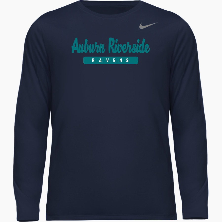 AUBURN RIVERSIDE HIGH SCHOOL RAVENS <span class="pdp-name-mascot">AUBURN RIVERSIDE RAVENS</span> Nike Men's Team Legend Long Sleeve Tee