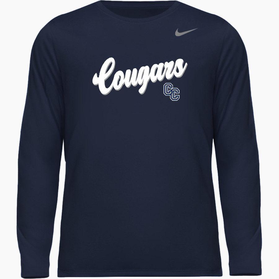 Columbia Cougars <span class="pdp-name-mascot">Columbia Cougars</span> Nike Men's Team Legend Long Sleeve Tee