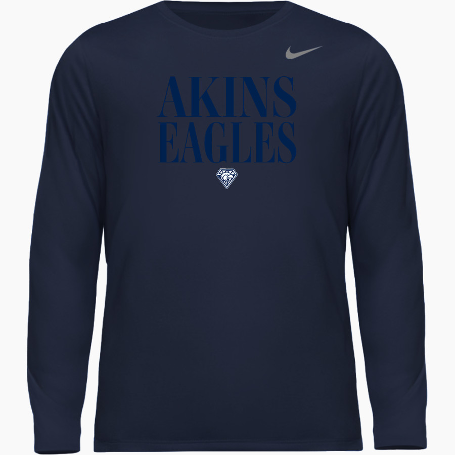 Akins Eagles <span class="pdp-name-mascot">Akins Eagles</span> Nike Men's Team Legend Long Sleeve Tee
