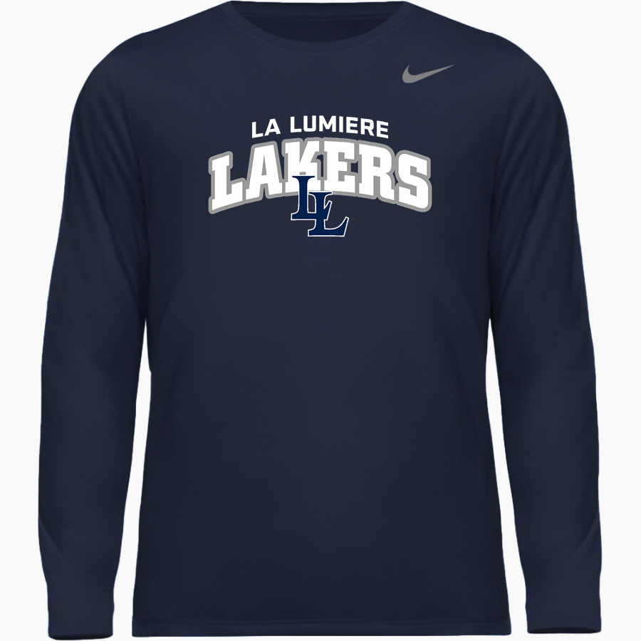 La Lumiere School Lakers Online Store <span class="pdp-name-mascot">La Lumiere Lakers</span> Nike Men's Team Legend Long Sleeve Tee