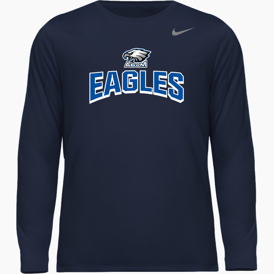 Assumption BVM Eagles Nike Men's Team Legend Long Sleeve Tee
