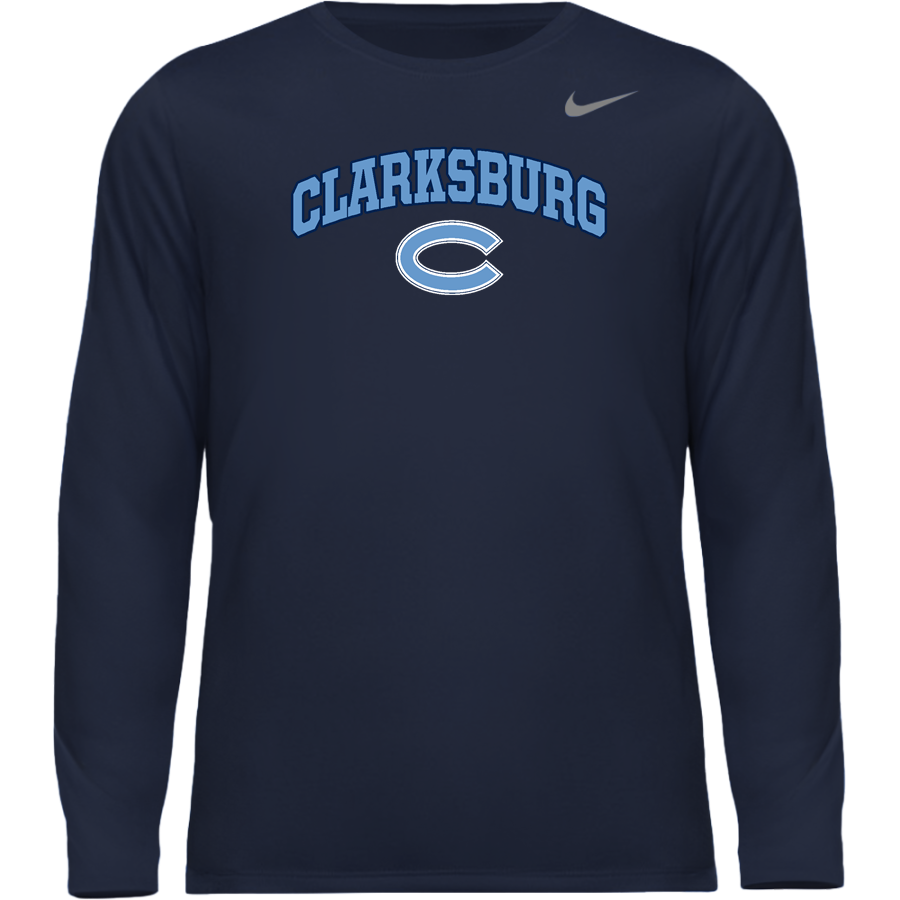 CLARKSBURG HIGH SCHOOL COYOTES <span class="pdp-name-mascot">CLARKSBURG COYOTES</span> Nike Men's Team Legend Long Sleeve Tee