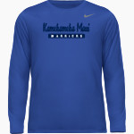 Kamehameha Maui Warriors <span class="pdp-name-mascot">Kamehameha Maui Warriors</span> Nike Men's Team Legend Long Sleeve Tee Front Thumbnail