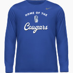 Janesville Craig Cougars Nike Men's Team Legend Long Sleeve Tee Front Thumbnail