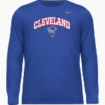 Cleveland Blue Raiders Nike Men's Team Legend Long Sleeve Tee Front Thumbnail