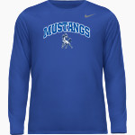 Merrill Mustangs Nike Men's Team Legend Long Sleeve Tee Front Thumbnail