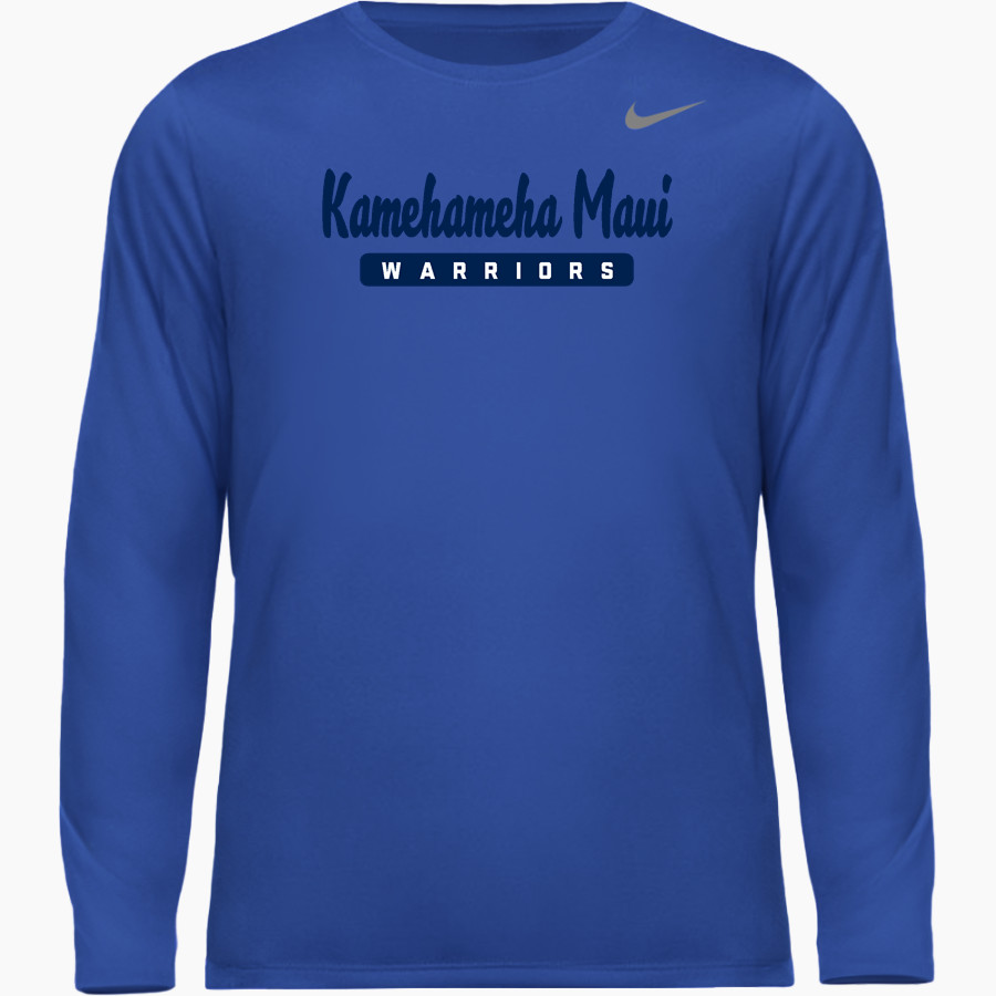Kamehameha Maui Warriors <span class="pdp-name-mascot">Kamehameha Maui Warriors</span> Nike Men's Team Legend Long Sleeve Tee