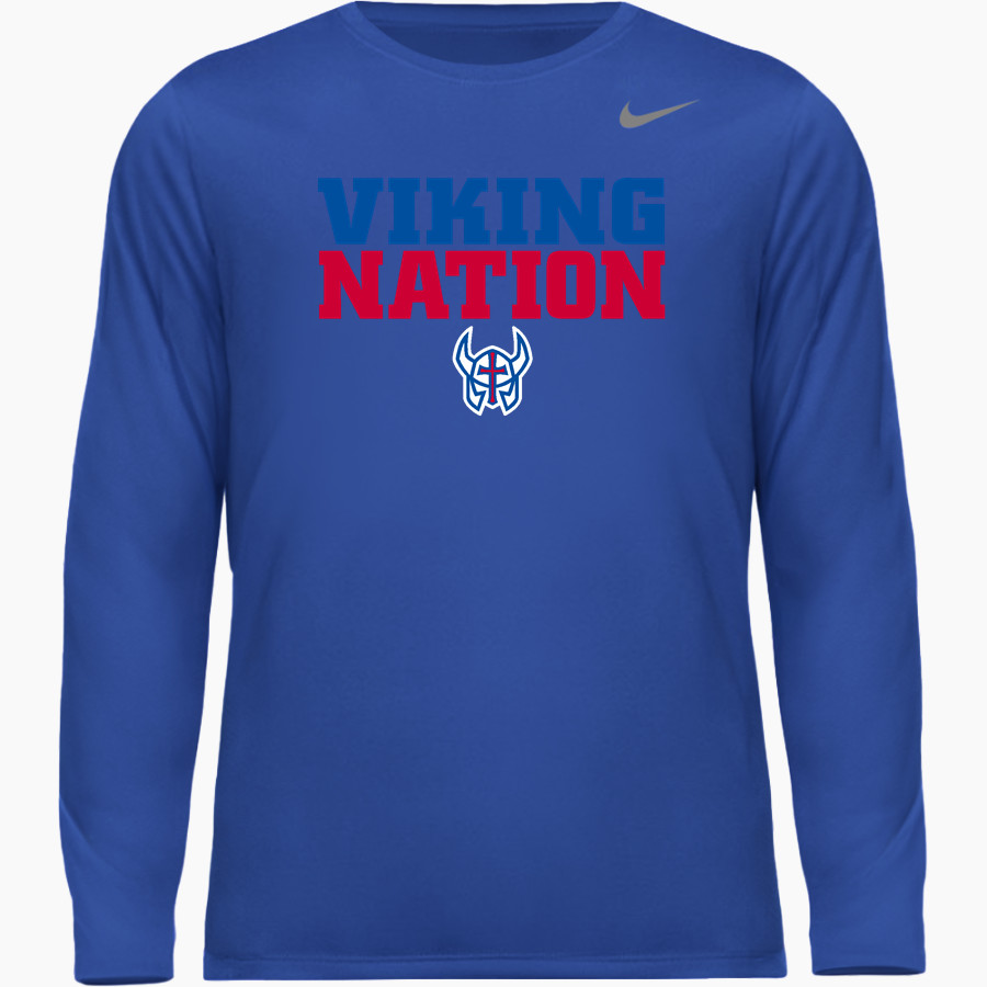 Wisconsin Lutheran Vikings <span class="pdp-name-mascot">Wisconsin Lutheran Vikings</span> Nike Men's Team Legend Long Sleeve Tee