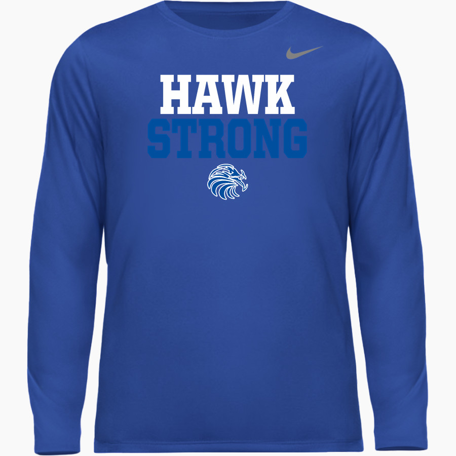 Alice Drive Hawks Nike Men's Team Legend Long Sleeve Tee