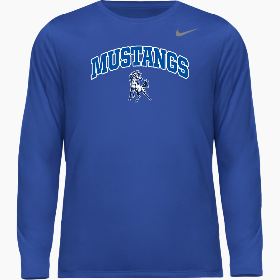 Merrill Mustangs Nike Men's Team Legend Long Sleeve Tee