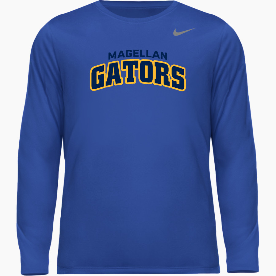 Magellan International School The Online Store <span class="pdp-name-mascot">Magellan Gators</span> Nike Men's Team Legend Long Sleeve Tee