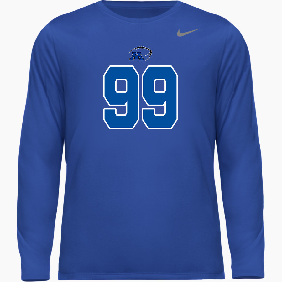 Minnetonka Skippers Nike Men's Team Legend Long Sleeve Tee